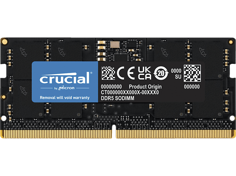 CRUCIAL CT16G48C40S5 CL40 (16Gbit) PC DDR5 GB 16 Arbeitsspeicher
