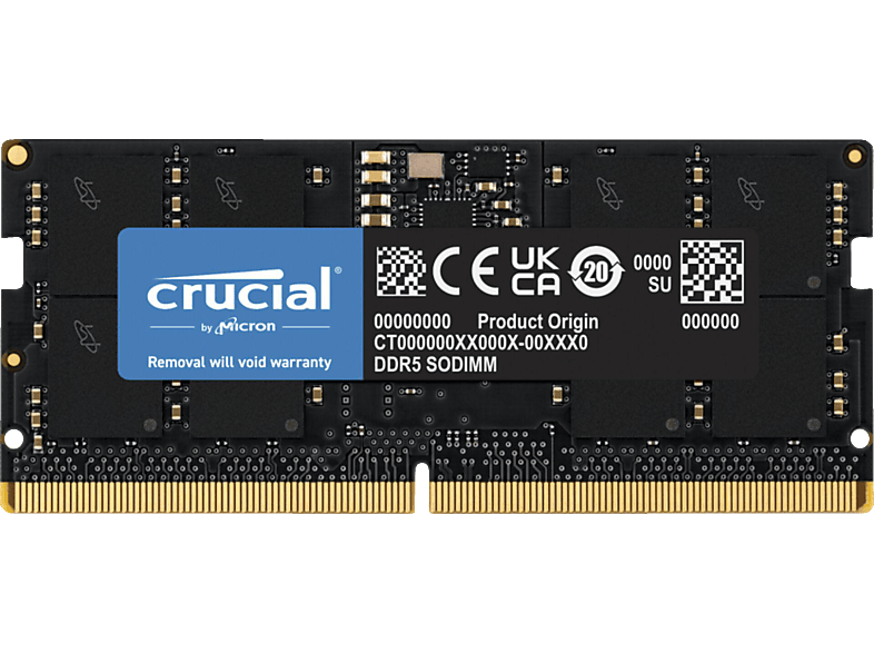 CL40 DDR5 CRUCIAL Arbeitsspeicher (16Gbit) PC GB CT16G48C40S5 16