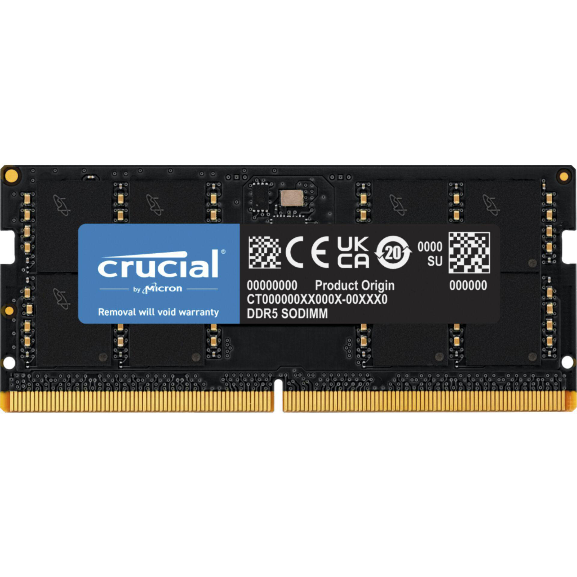 (16Gbit) Arbeitsspeicher 32 DDR5 PC CT32G48C40S5 CRUCIAL GB CL40
