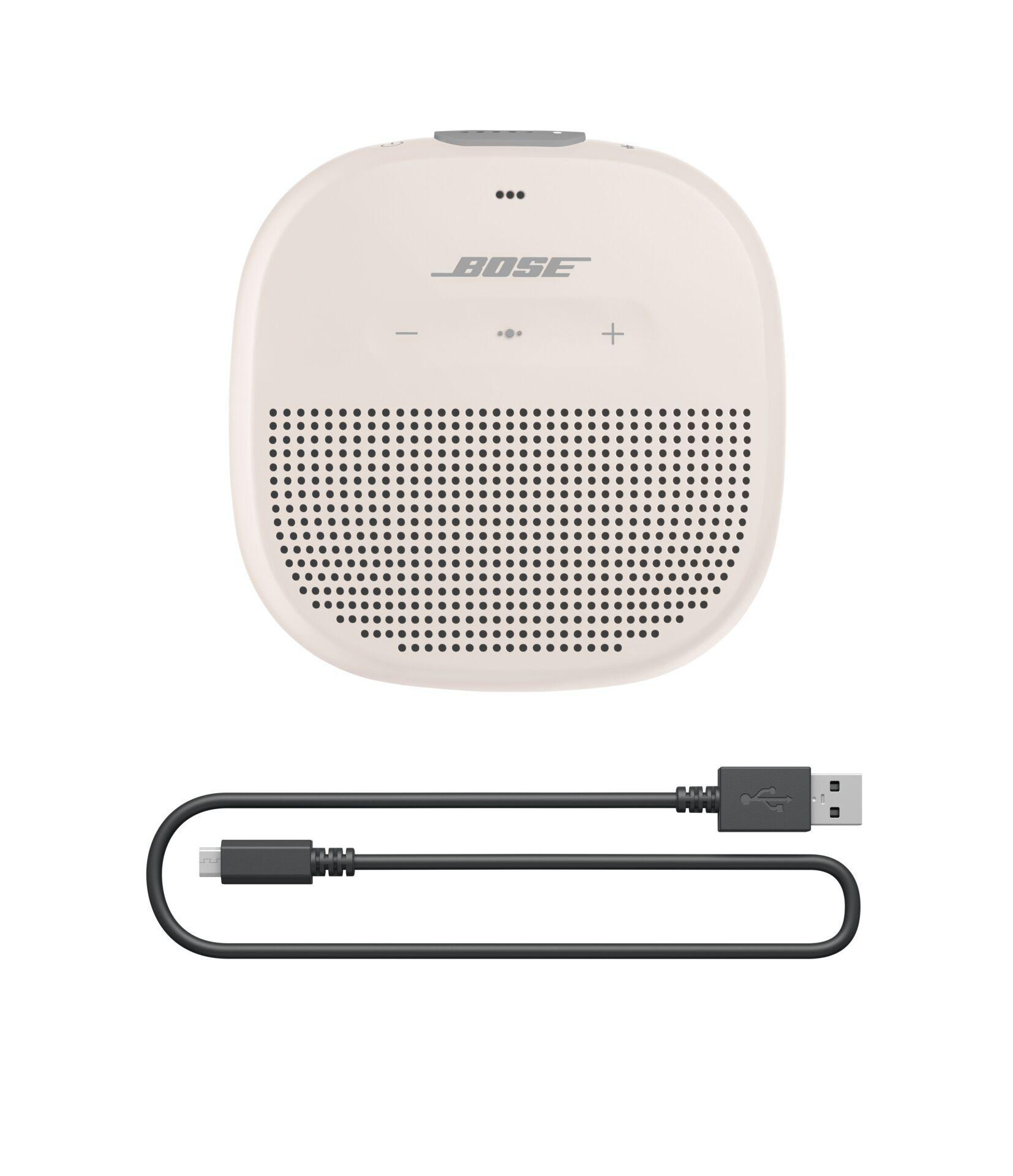 BOSE Smoke, Wasserfest White Bluetooth Lautsprecher, SoundLink Micro