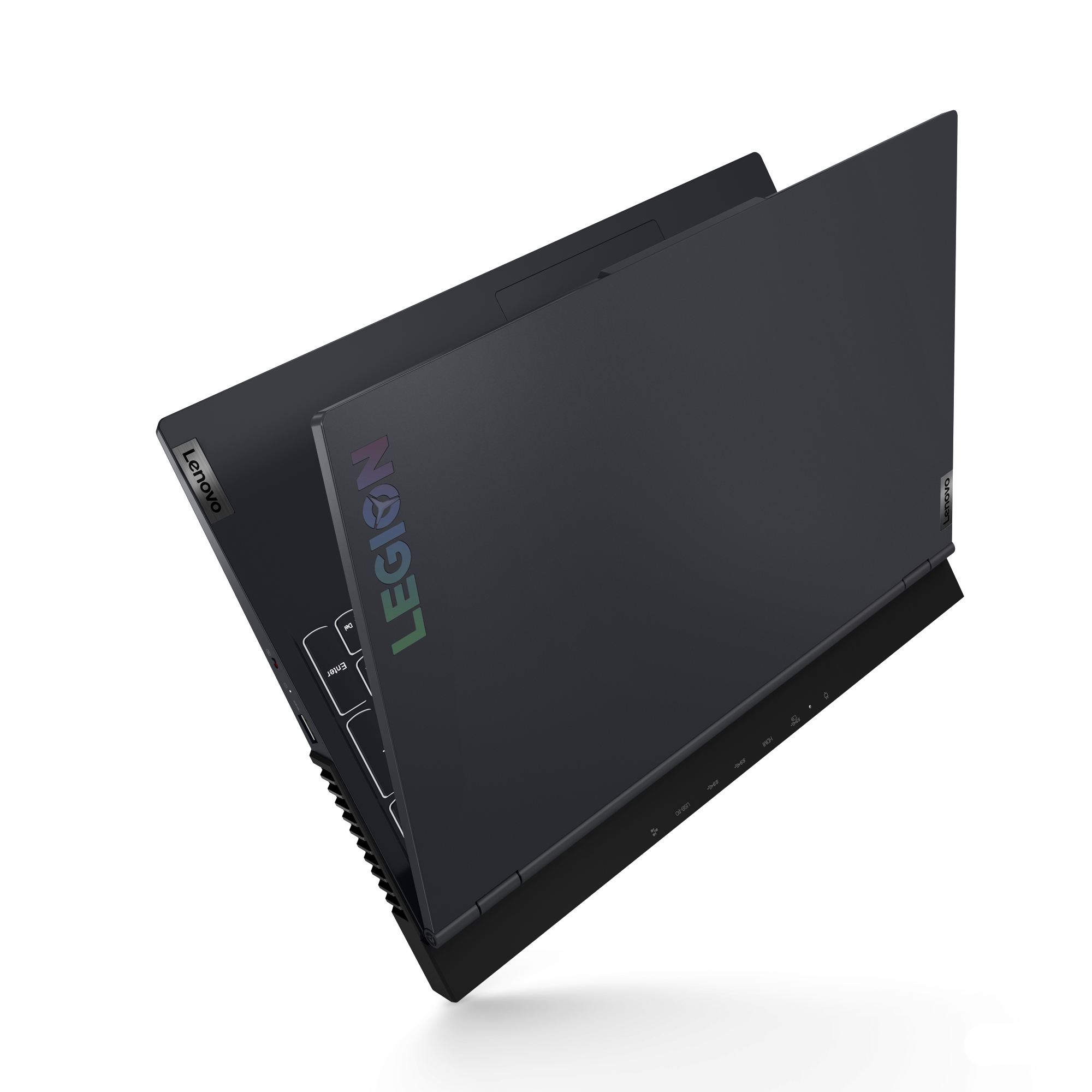 LENOVO Legion 5, Gaming-Notebook mit 5 Prozessor, Display, RX6600M, GB (Unterteil) (Oberteil) SSD, RAM, Zoll AMD Schwarz Blue Ryzen™ / Phantom 15,6 512 Radeon 16 GB