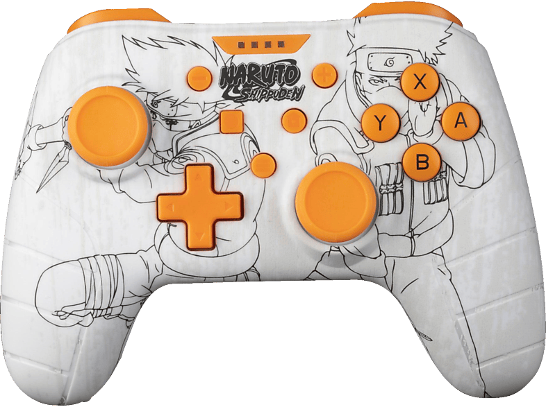 KONIX Naruto Controller Nintendo für Weiß Switch, PC