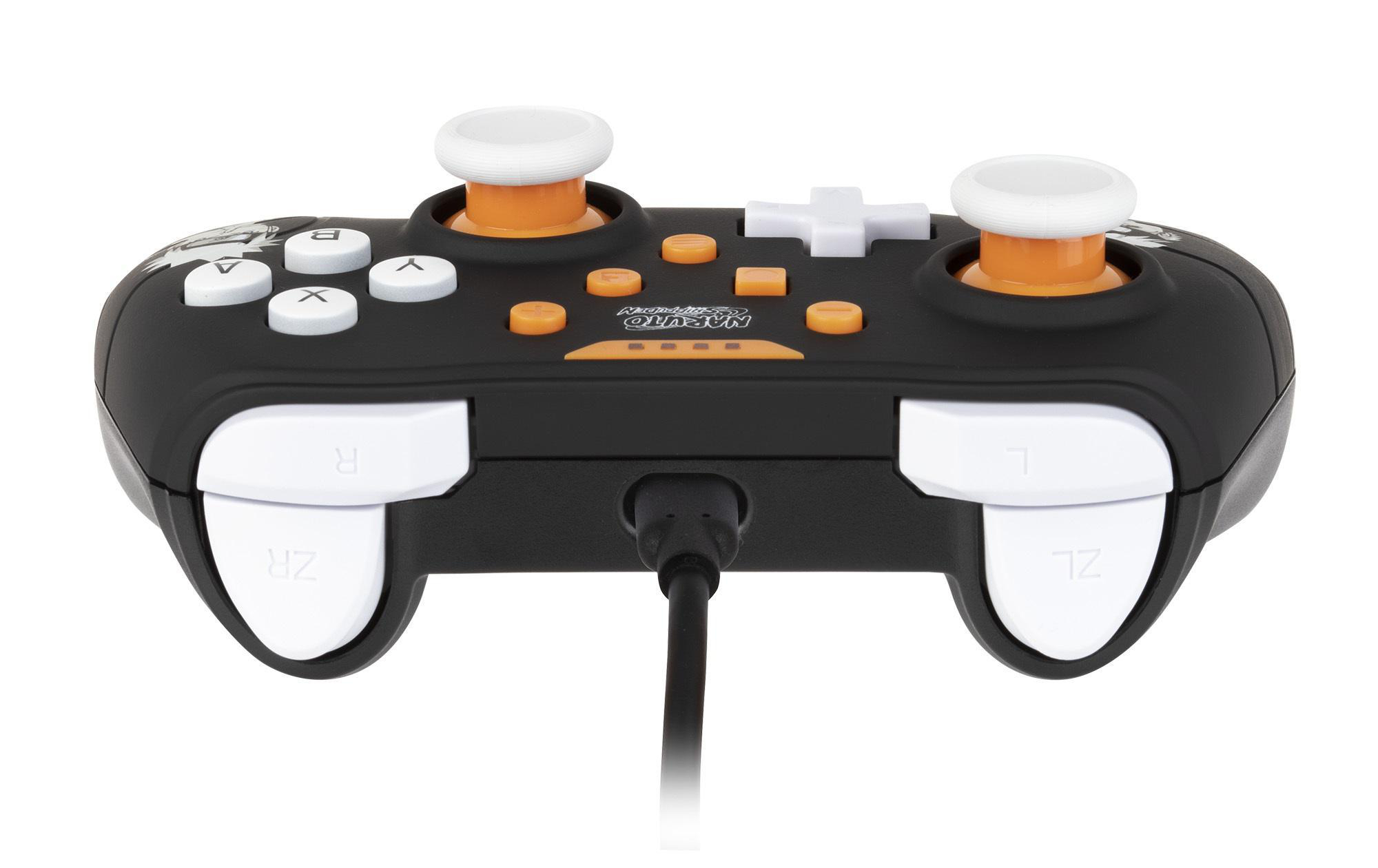 KONIX Naruto Controller Schwarz PC für Switch, Nintendo