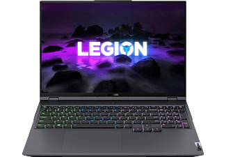 LENOVO Legion 5i Pro, Premium-Gaming-Notebook mit 16 Zoll Display, Intel® Core™ i7 Prozessor, 16 GB RAM, 512 GB SSD, NVIDIA GeForce RTX 3060, StormGrey (Oberteil), Schwarz (Unterteil)
