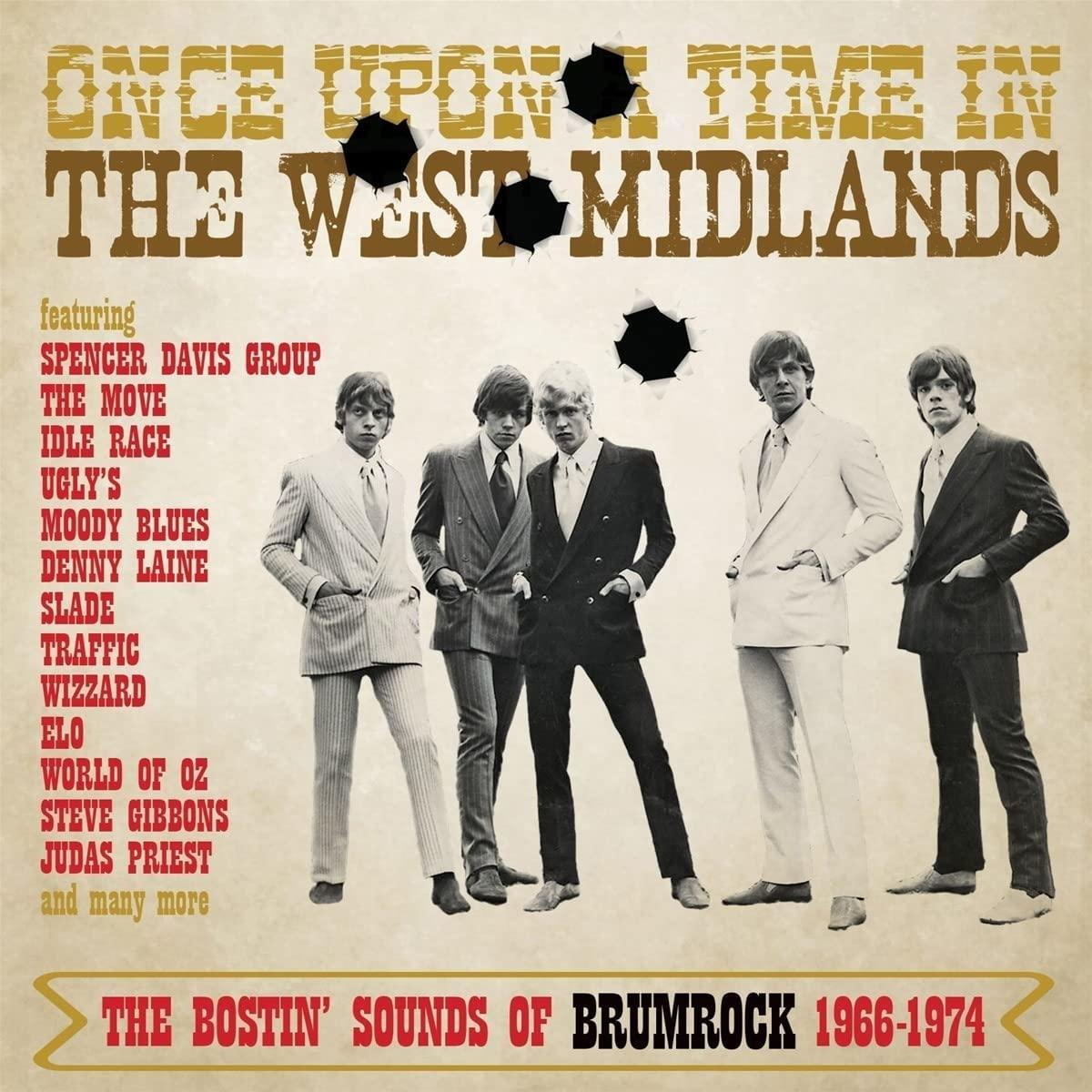 Pochette d'album "Once Upon a Time in the West Midlands" avec photos de groupe.