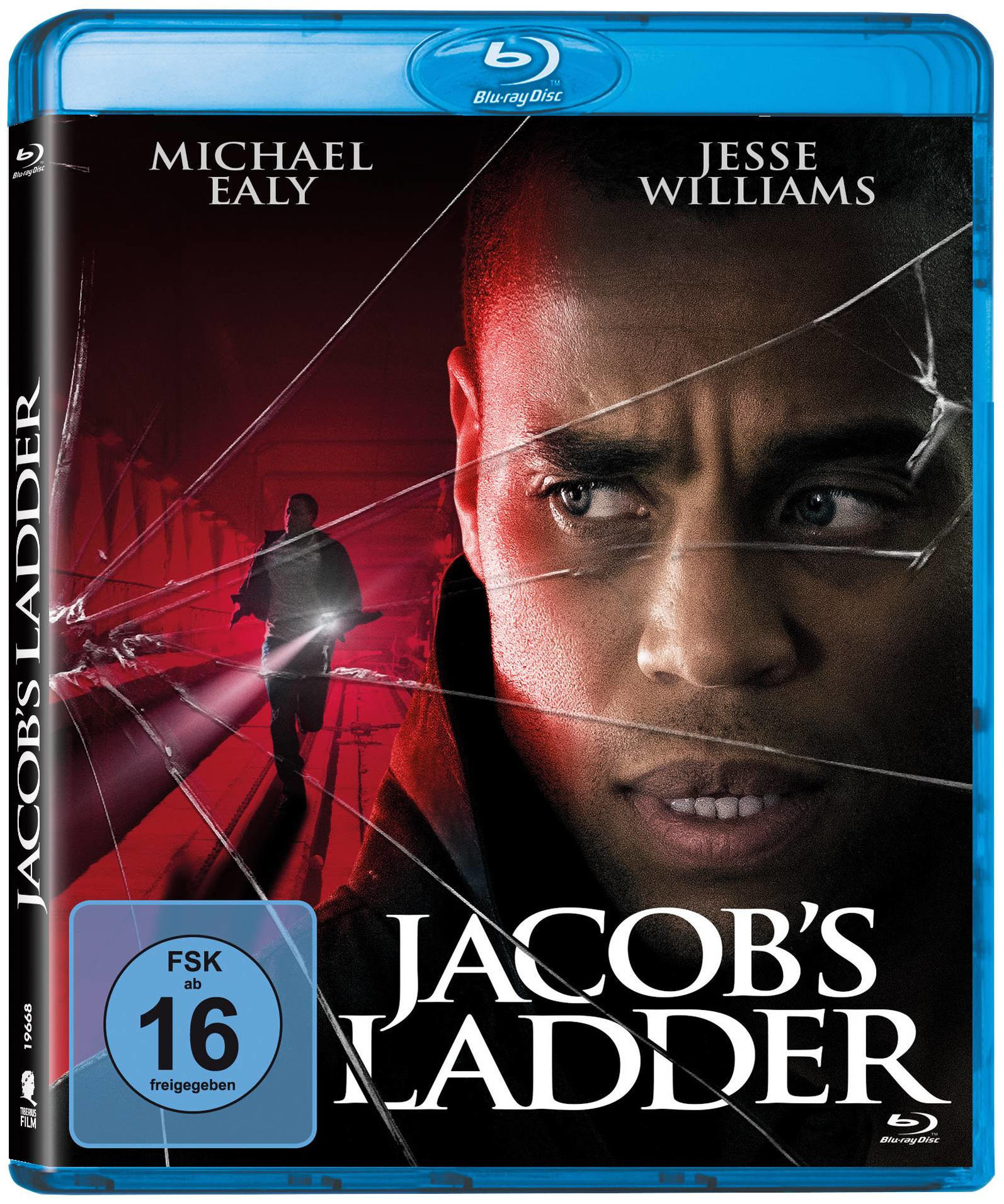 Blu-ray-Disc-Cover: Das Gesicht eines Mannes mit Spiegeleffekt. Der Titel ist weiß geschrieben.