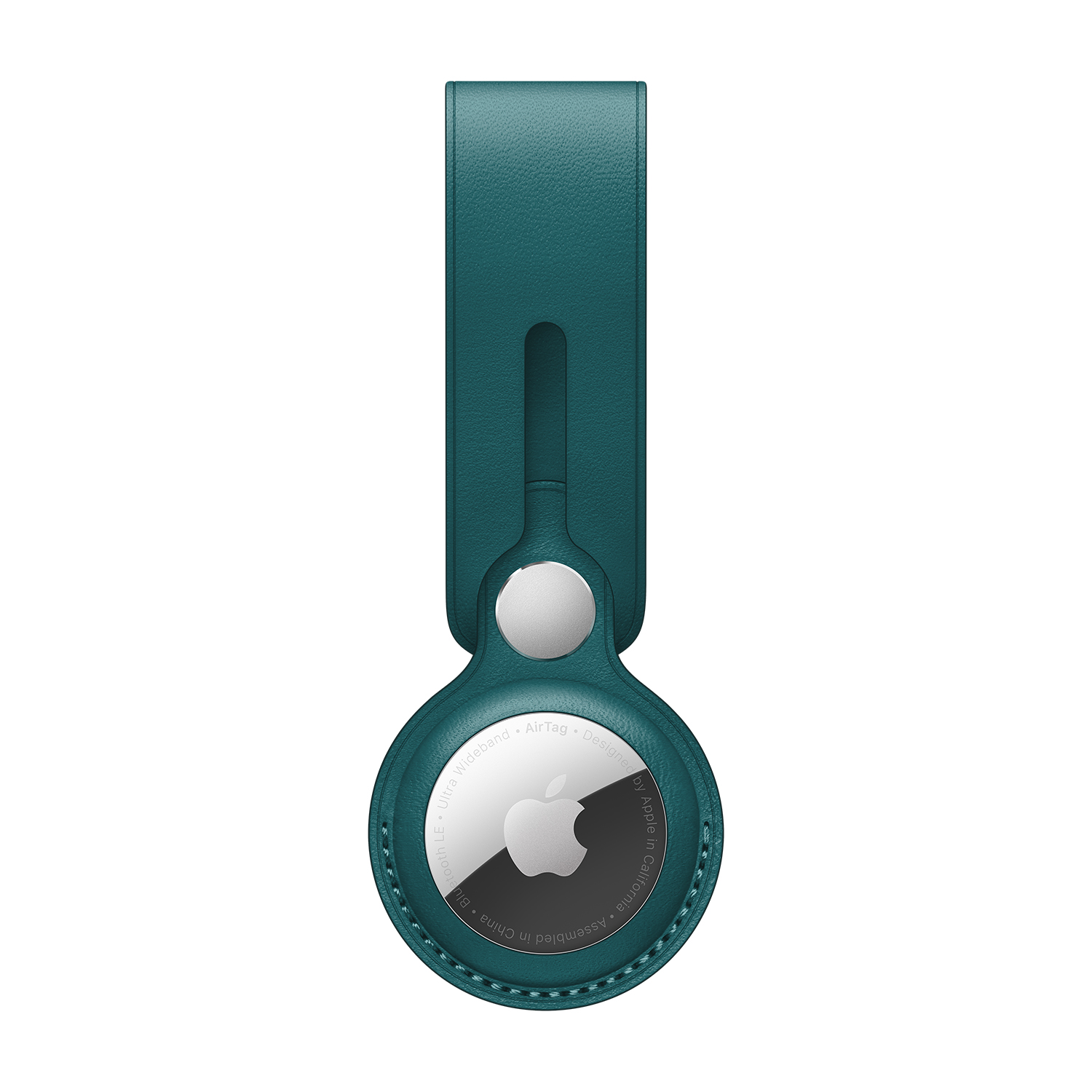 Apple Laccetto AirTag in pelle - Verde foresta