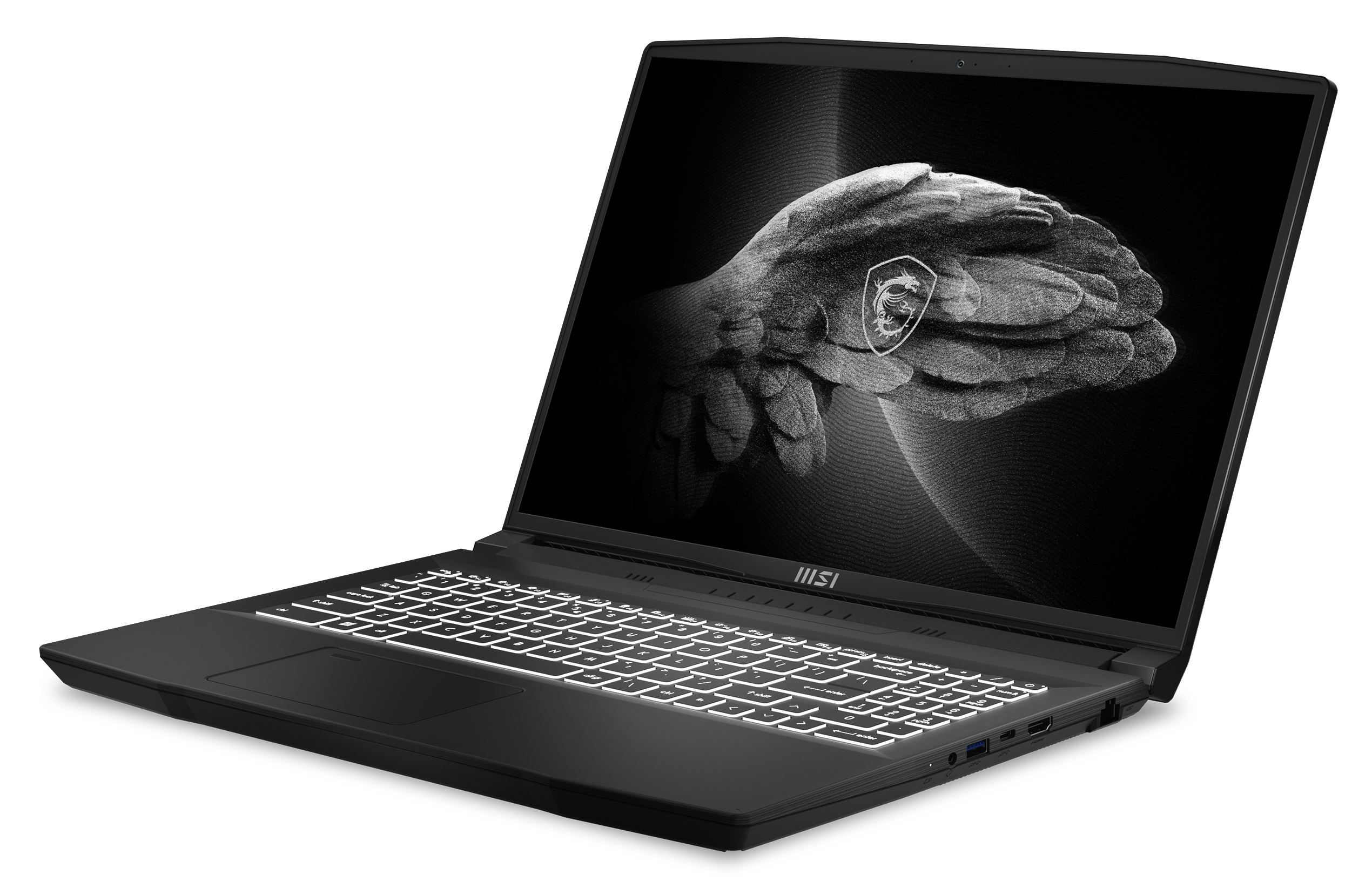 3050 GPU, mit RAM, CREATOR Zoll A12UC-284, SSD, 16 Intel® Laptop Core™ MSI Notebook GB Display, Black Prozessor, i7 Core GB M16 RTX™ GeForce 512 16