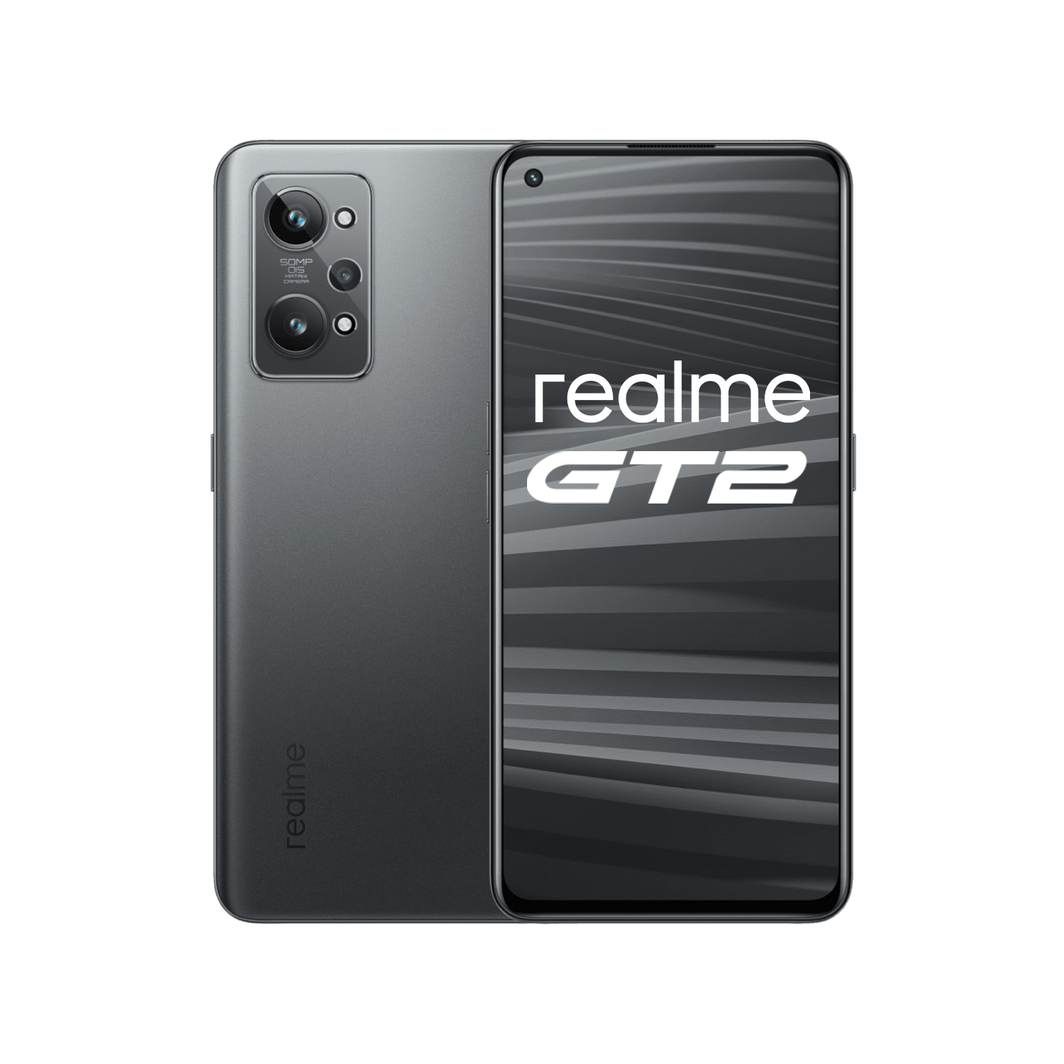 realme GT 2, Steel Black, 256 GB, 12 GB RAM, 6.62" FHD+, SD 888 5G, 5000 mAh, Android 12 + Watch 2 Pro