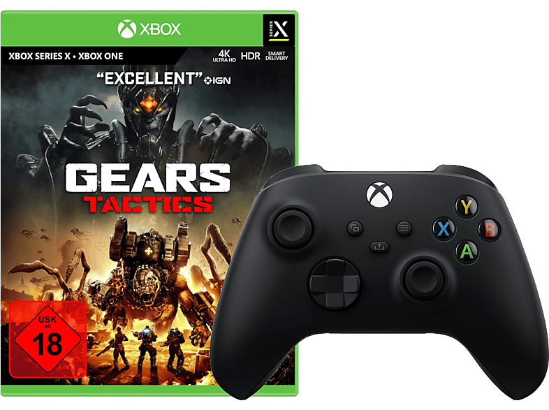 Microsoft Xbox Wireless Controller Carbon Black Gears Tactics Online