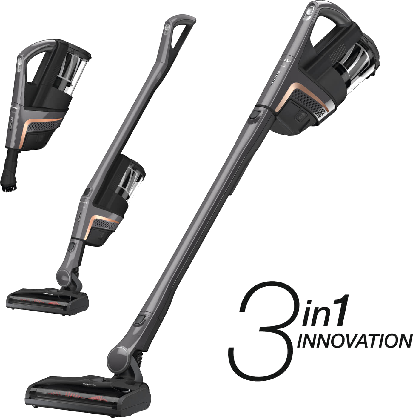 MIELE Triflex HX1 Kablosuz Dikey Süpürge Gri