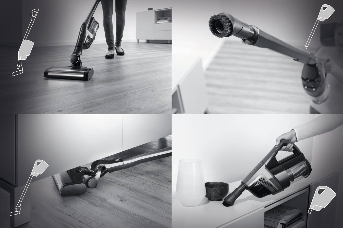 MIELE Triflex HX1 Kablosuz Dikey Süpürge Gri