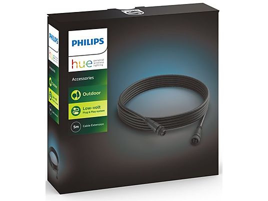 PHILIPS HUE Verlengsnoer 5 m Zwart (1742430PN)