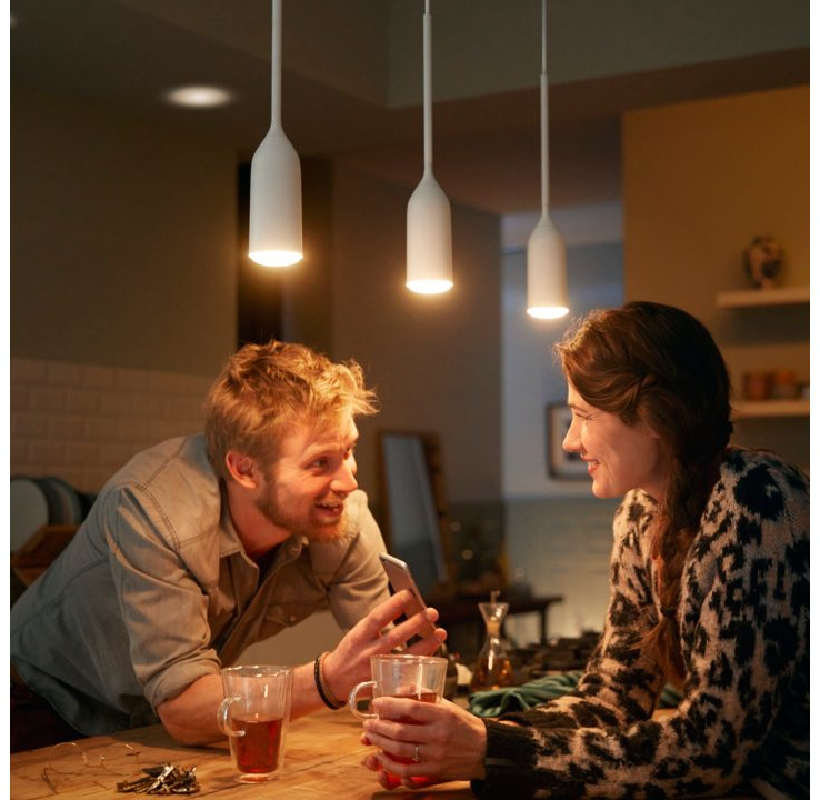 PHILIPS HUE Suspension Smart Devote Blanc (34123400)