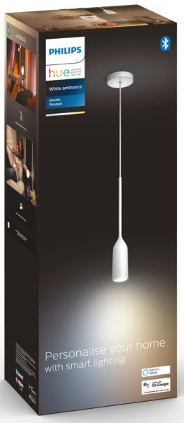 PHILIPS HUE Suspension Smart Devote Blanc (34123400)