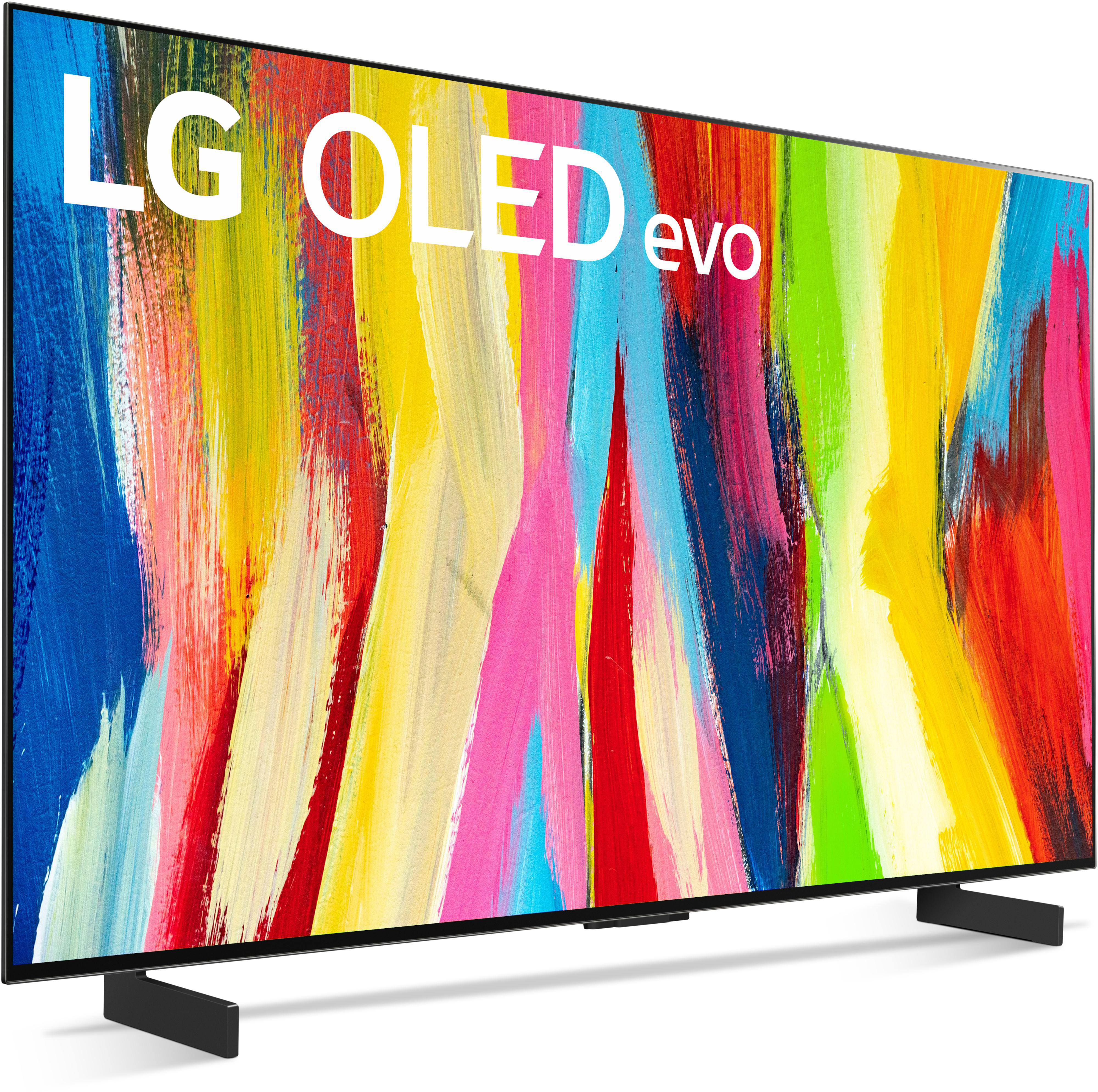 LG OLED42C27LA OLED TV (Flat, 42 Zoll / 107 cm, UHD 4K, SMART TV, webOS 22 mit LG ThinQ)