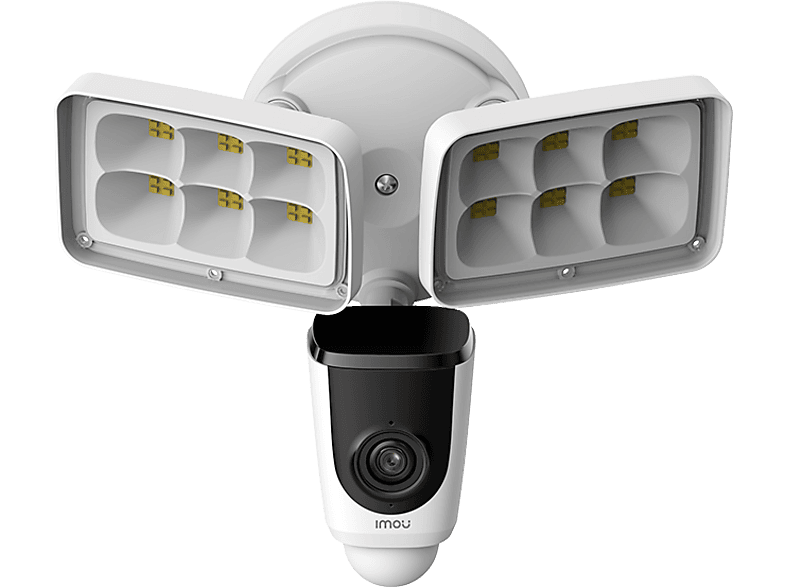 IMOU Caméra de surveillance Wi-Fi Projecteur Floodlight Blanc (IPC-L26P ...