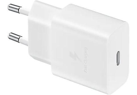 SAMSUNG Chargeur USB-C 15 W + Câble USB-C Blanc (EP-T1510XWEGEU)