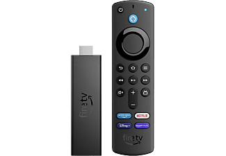 AMAZON Fire TV Stick 4K Max mit Wi-Fi 6 und Alexa-Sprachfernbedienung (mit TV-Steuerungstasten) - TV-Stick (Schwarz)
