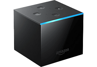 AMAZON Fire TV Cube (mains libres avec Alexa) - Lecteur multimédia 4K Ultra HD (Noir)