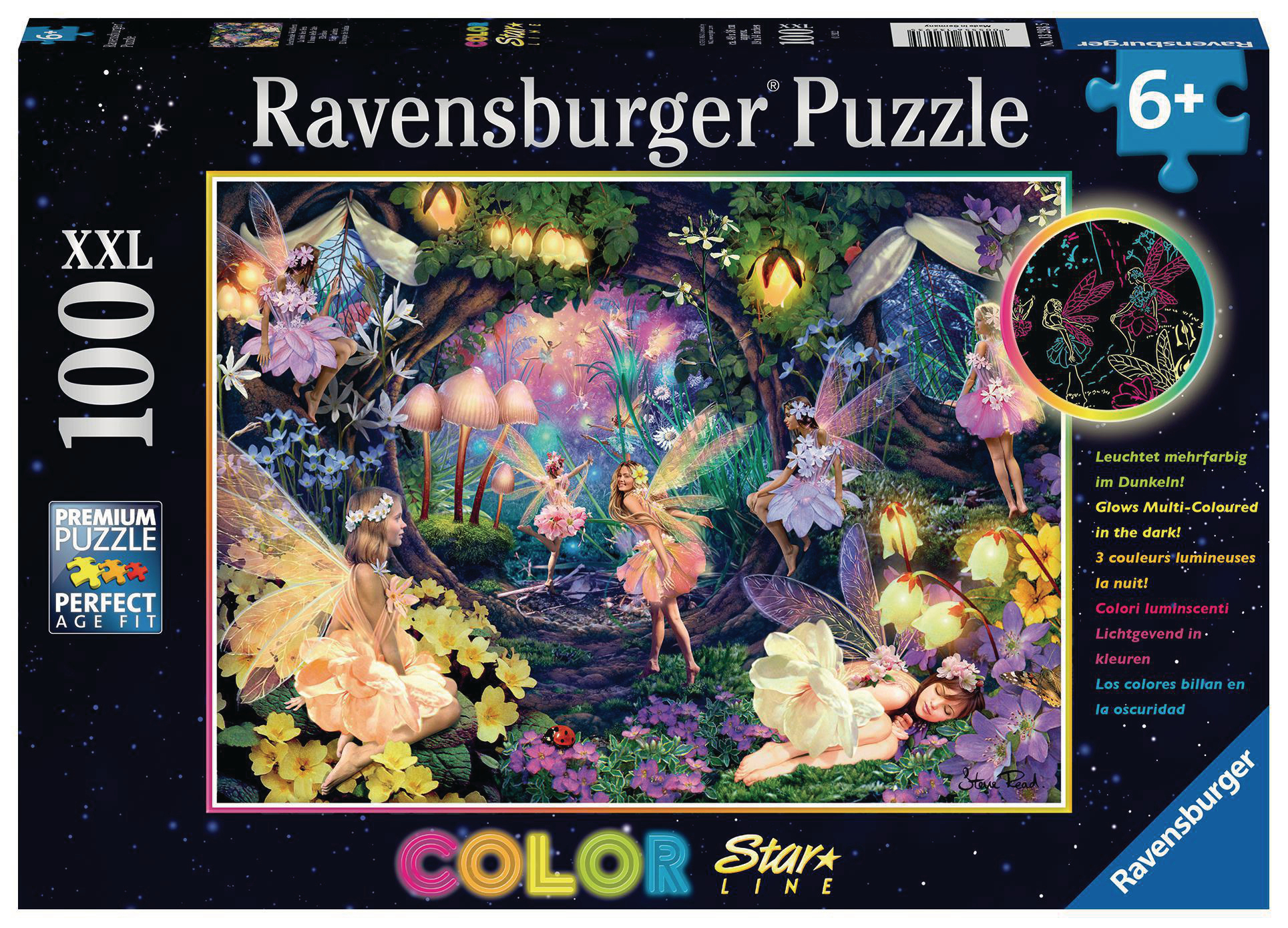 RAVENSBURGER Leuchtende Waldfeen Puzzle