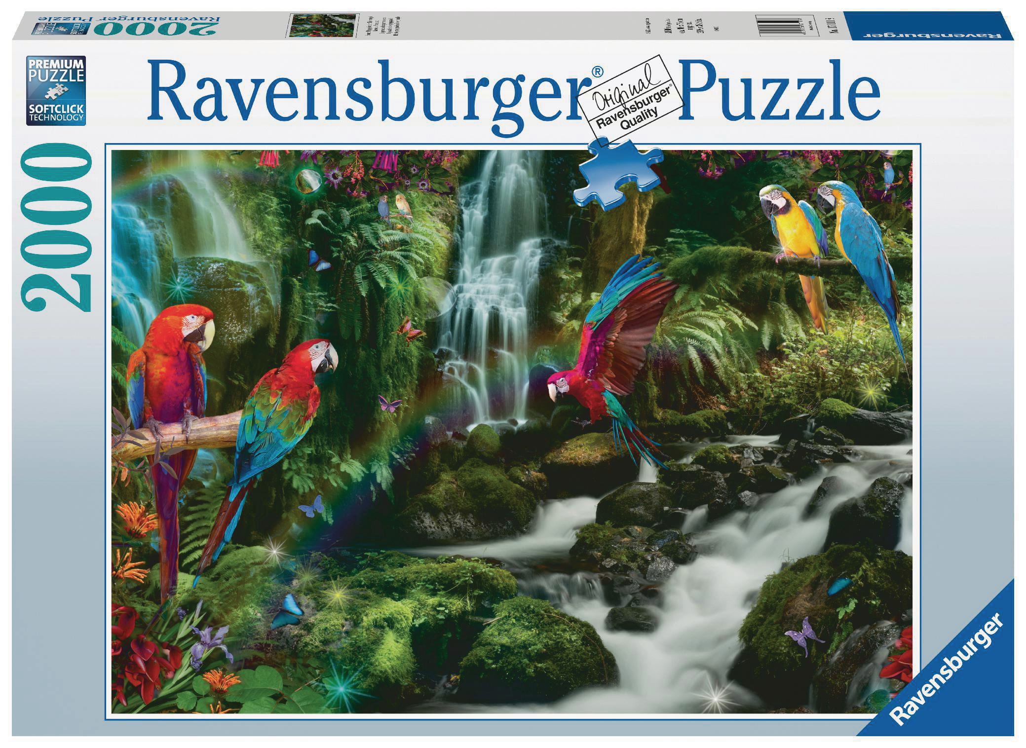 RAVENSBURGER Bunte Papageien Mehrfarbig im Dschungel Puzzle