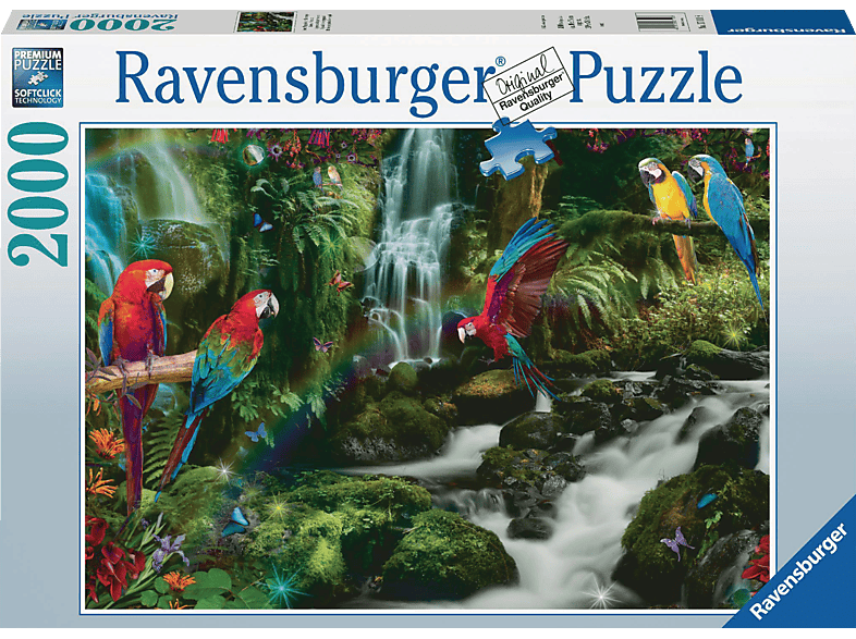Ravensburger Bunte Papageien im Dschungel 2000 Teile (Ab 14 Jahren) Puzzle