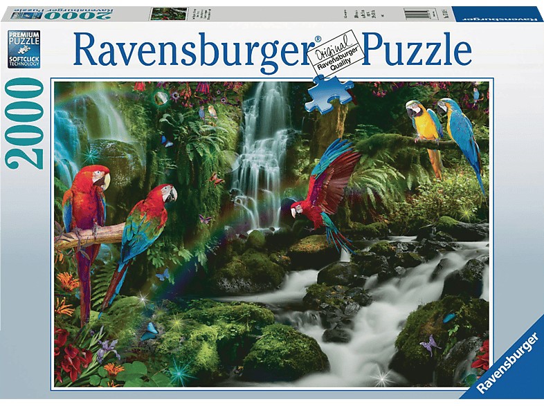 Bunte Puzzle Mehrfarbig im RAVENSBURGER Papageien Dschungel