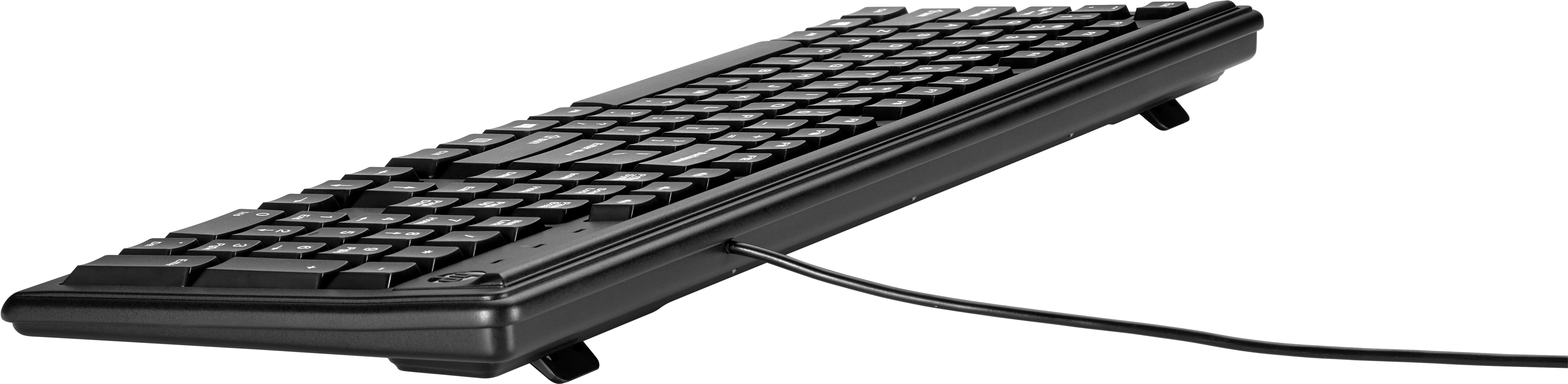 Teclado - HP Teclado 100, Conexión USB, Negro