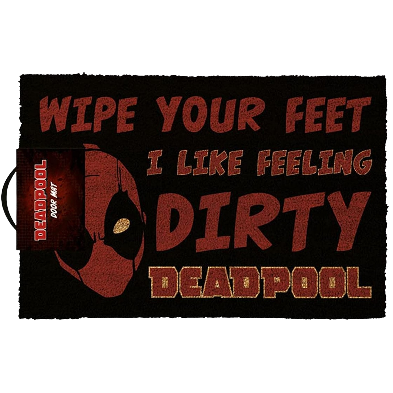 Felpudo - Sherwood GP85225, Deadpool: Dirty GP85225, Marvel Comics, 60 x 40 cm, Caucho sintético, Muticolor