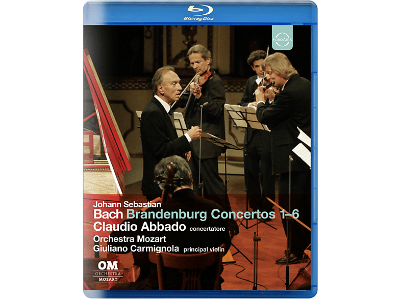 Giuliano - Abbado, Mozart, (Blu-ray) - Orchestra Carmignola Nr.1-6 Claudio Konzerte Brandenburgische