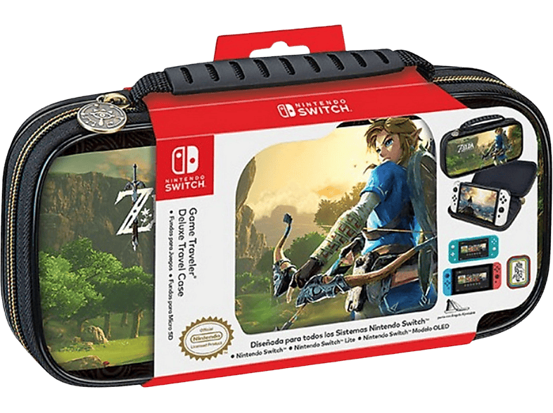 Funda  Ardistel Traveler Deluxe Case NNS42L Zelda BOTW, Para consola Nintendo  Switch, Multicolor