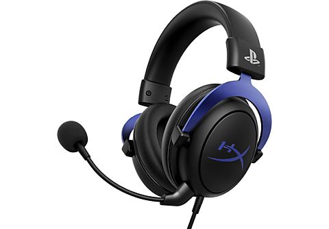 Auriculares gaming - HyperX Cloud HX-HSCLS-BL/EM, Jack 3.5 mm, 15 Hz - 25.000 Hz, Azul y Negro