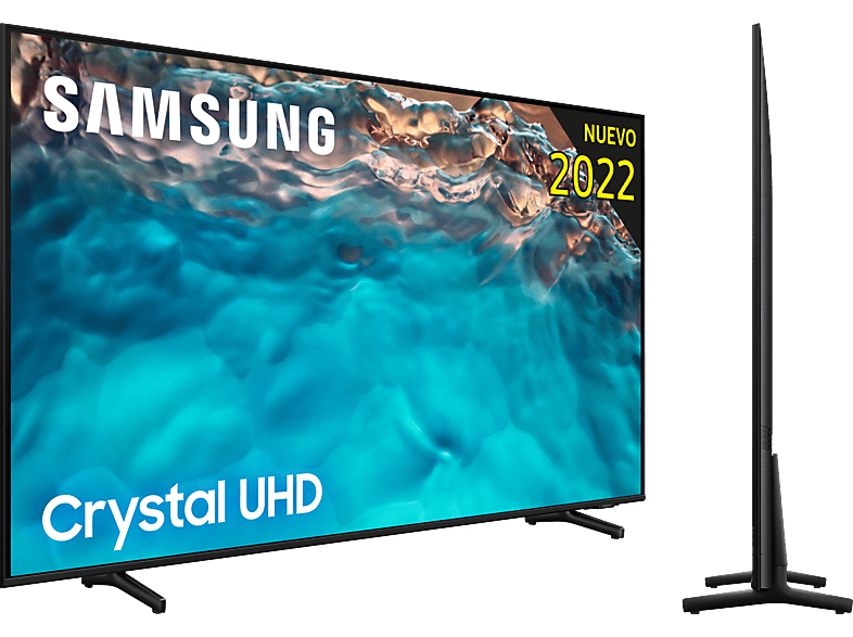 TV LED 43" | Samsung UE43BU8000KXXC, UHD 4K, Procesador Crystal 4K, TV, Negro