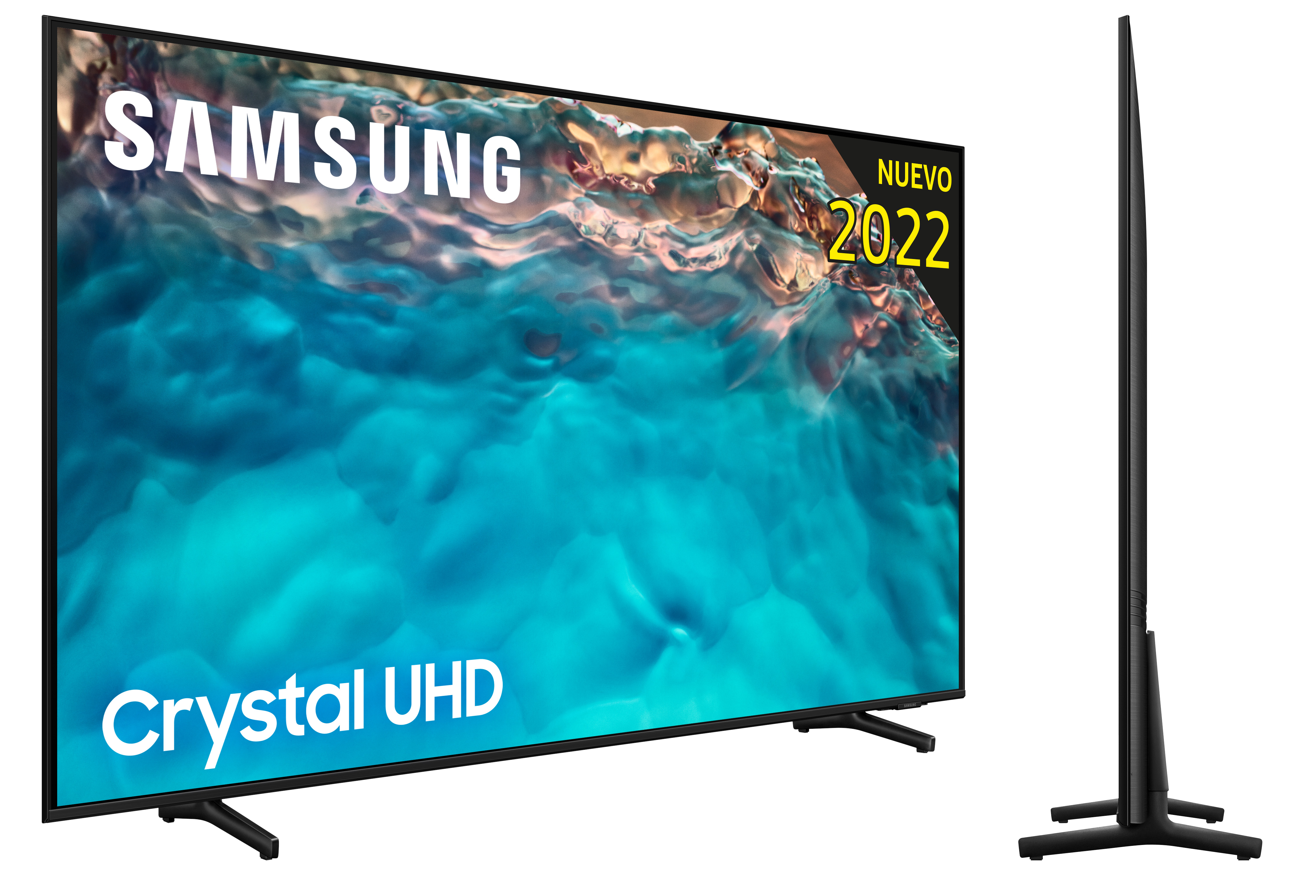 TV LED 85" - Samsung UE85BU8000KXXC, UHD 4K, Procesador Crystal 4K, Smart TV, Negro