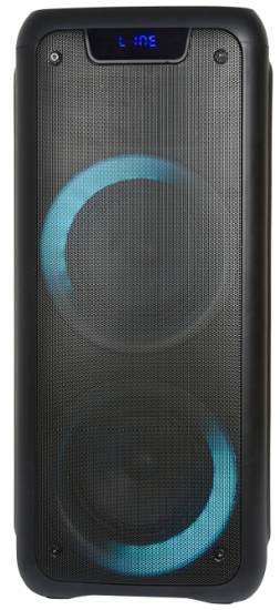 GOLDMASTER X4 Işıklı Şarjlı Bluetooth Speaker Hoparlör Party Box Siyah