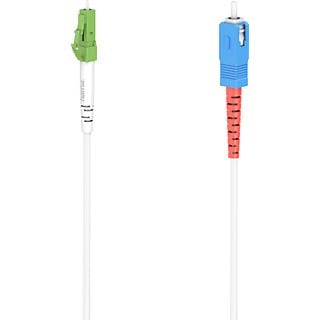 HAMA 00200765 - Câble réseau à fibre optique (Blanc/vert/bleu)