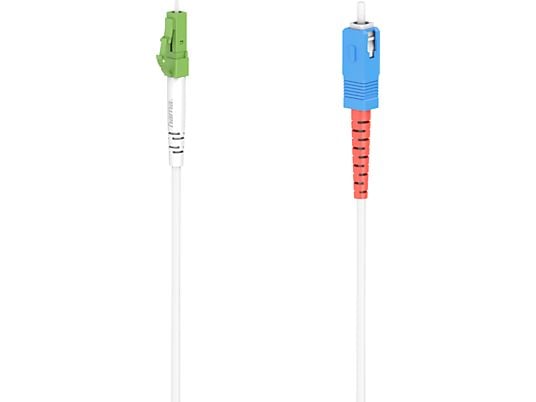 HAMA 00200765 - Câble réseau à fibre optique (Blanc/vert/bleu)