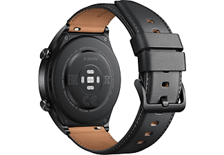 XIAOMI Watch S1, Smartwatch Edelstahl Echtleder, 157 - 241 mm, Black