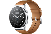 XIAOMI Watch S1, Smartwatch Edelstahl Echtleder, 157 - 241 mm, Gray