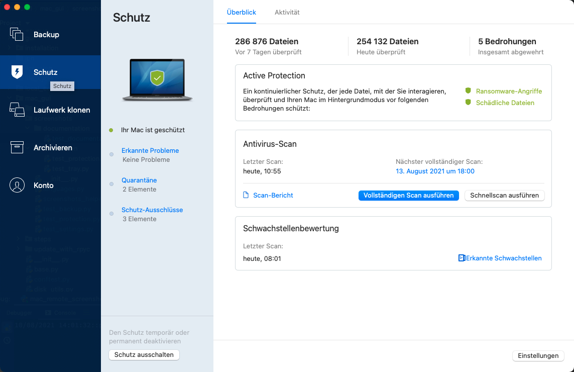 Acronis True Image Essentials Abonnement 5 Computer - 1-Jahres-Abonnement