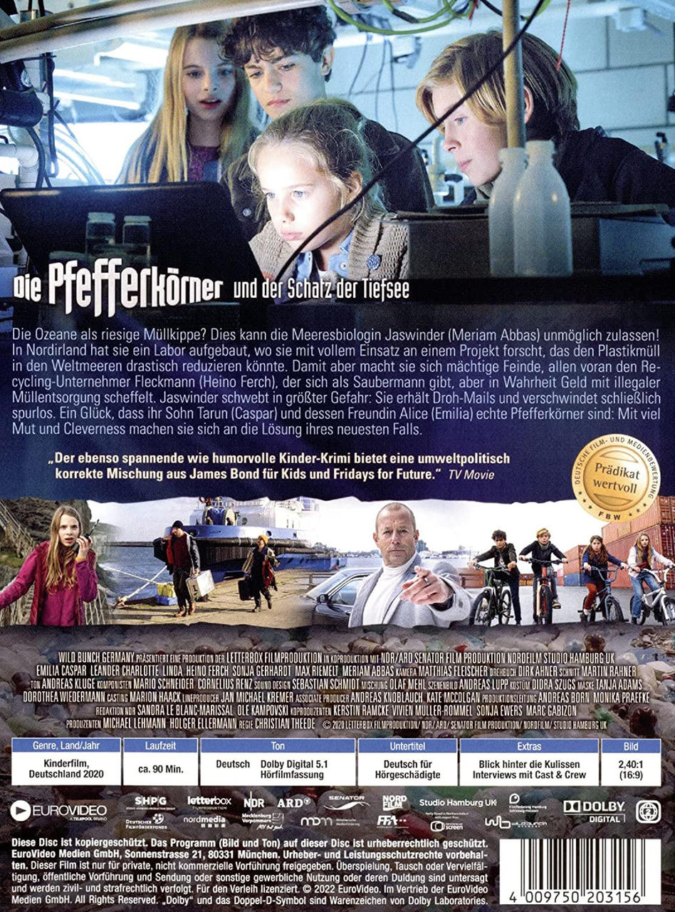 Rückseite einer DVD-Hülle mit Text und Bildern.