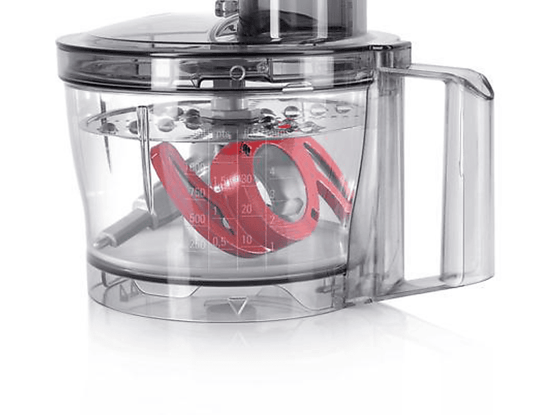 BOSCH MCM3200W Kompaktküchenmaschine Weiß/Grau (Rührschüsselkapazität: 2,3 l, 800 Watt)