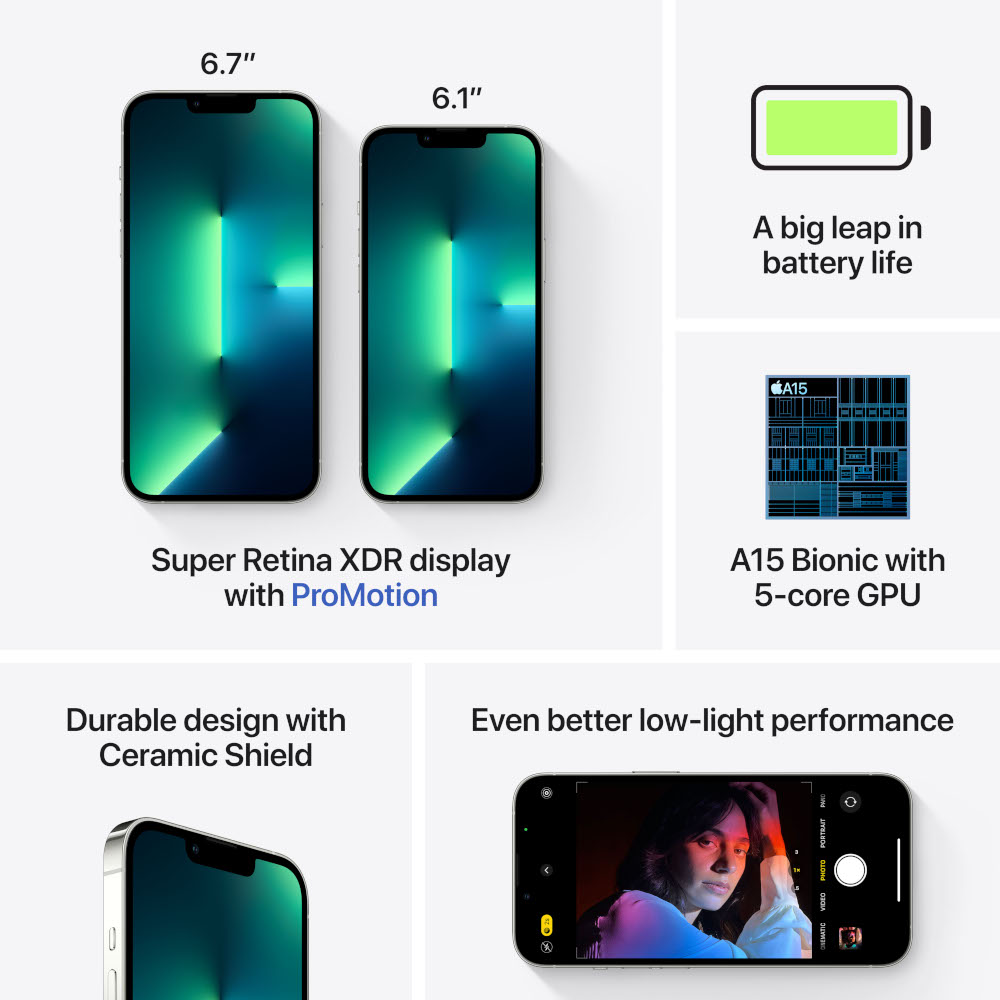 APPLE iPhone 13 Pro - 256 GB Zilver 5G