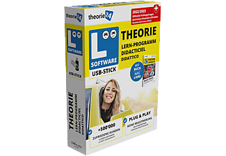 «theorie24» USB Stick 2022/23 (Kat. B, A, A1) + Theoriebuch - PC/MAC - Deutsch, Französisch