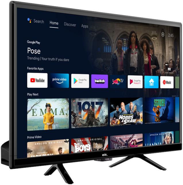 OK. ODL 24951HC-TAB 24" FULL LED Smart HD-ready - HD ready - Led-tv - 24 inch