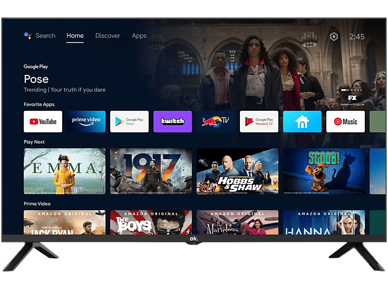 TV OK ODL 32950FC-TAB 32" FULL LED Smart Full HD