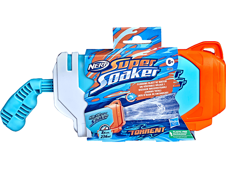 Super Torrent NERF Soaker Blau/Orange Soaker Super