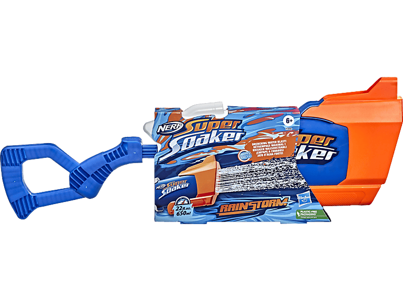 NERF Super Soaker Rainstorm Super Soaker Blau/Orange Blaster MediaMarkt