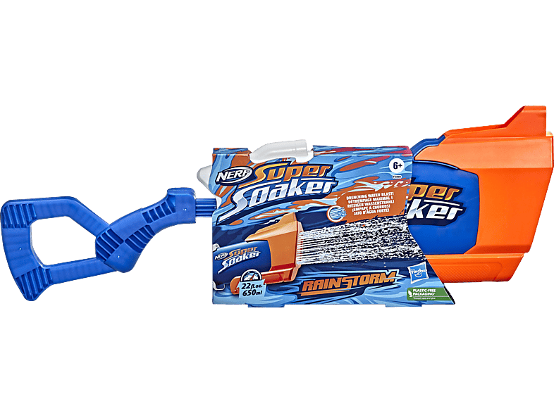 NERF Super Soaker Rainstorm Super Soaker Blau/Orange | Blaster